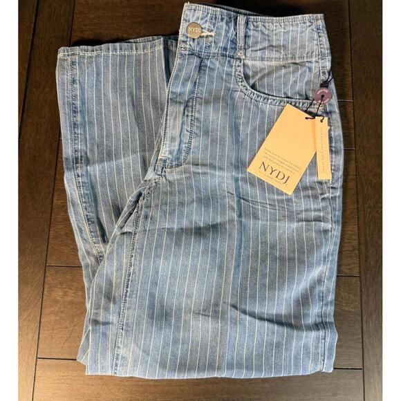 NYDJ Brigitte Wide Leg Capri in Light Mari. Size 00. NWT - Picture 5 of 7